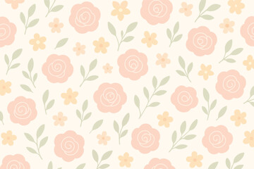 seamless pattern with roses