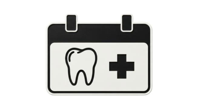 Isolated Dental Calendar - Powered by Adobe