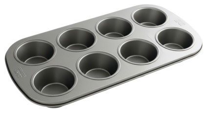 Isolated Muffin Tray