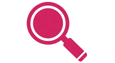 Isolated Magnifying Glass