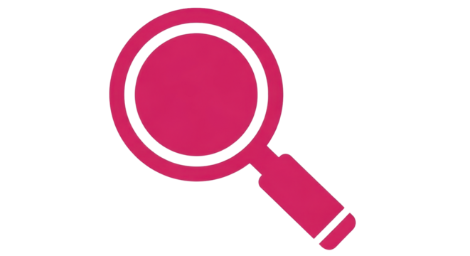 Isolated Magnifying Glass