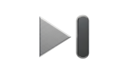 Isolated Play and Pause Button