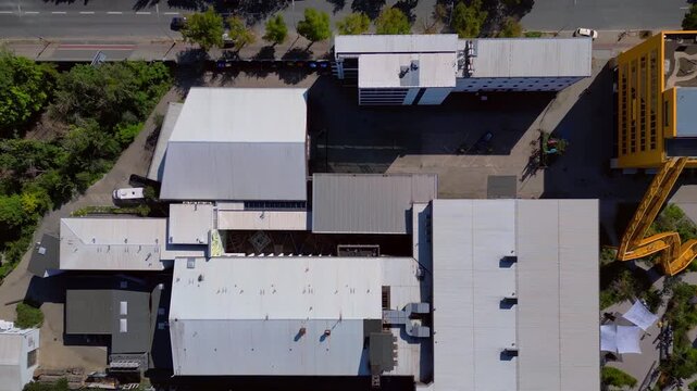 Tempelhof Ufa Studios film production Berlin Unbelievable aerial view drone
