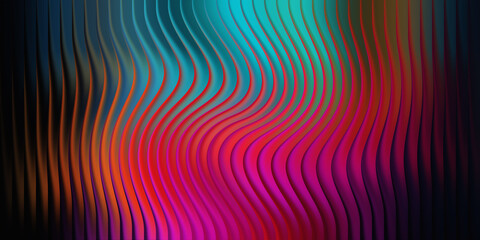 Vibrant abstract background with colorful wavy vertical lines