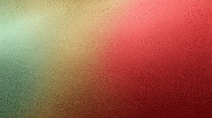 Soft gradient background with shimmering texture in red, green, and gold tones creating subtle and festive Christmas atmosphere with delicate and smooth appearance