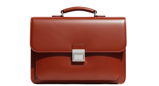 Isolated briefcase