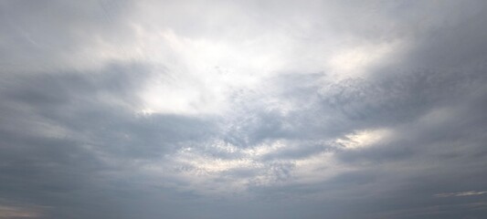 Clouds in the sky natural background