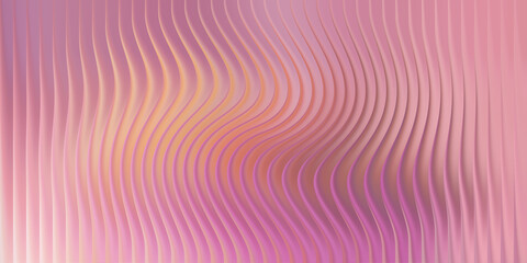 Abstract wavy pink and yellow texture with vertical lines