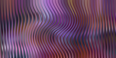 Abstract wavy vertical lines with purple and pink hues