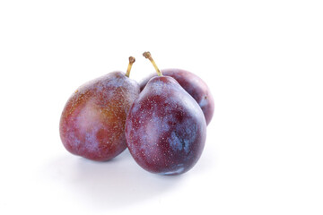 Fresh Xinjiang Prunes on White Background - Premium Dried Fruit