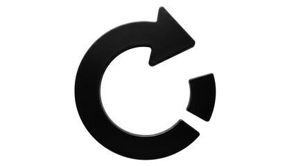 Isolated Refresh Arrow Icon