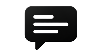 Isolated Speech Bubble