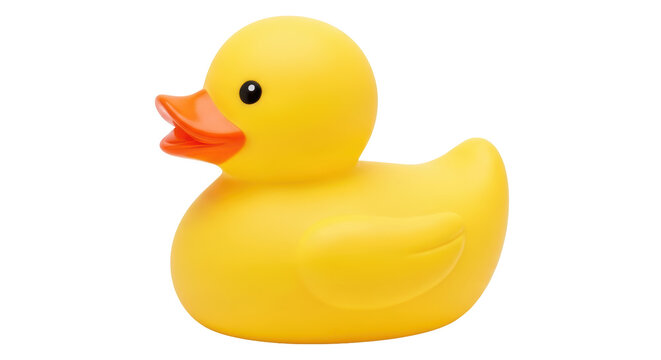 Isolated Rubber Duck