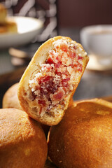 Xuanwei Cloud Legs Mooncakes Cross-Section Mid-Autumn Festival Traditional Chinese Pastry