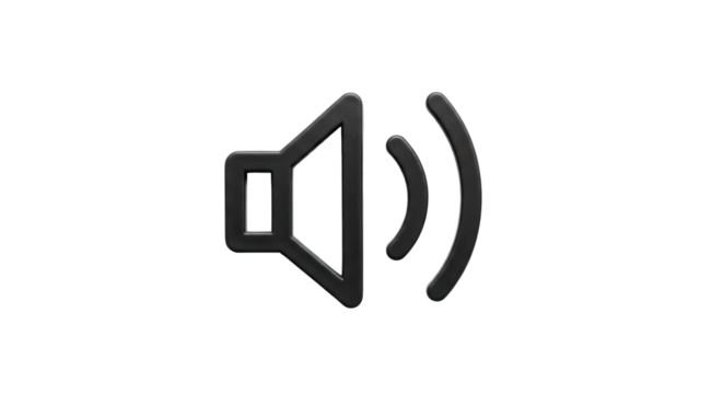 Isolated Sound Icon
