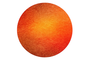 Abstract Orange Circle Design