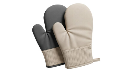 Isolated oven mitts