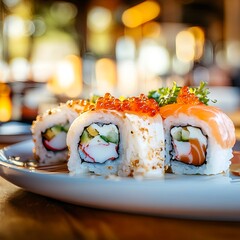 Foto von k&ouml;stlichem Sushi 