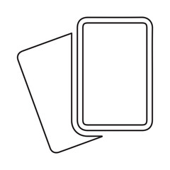 Playing Cards Outline
