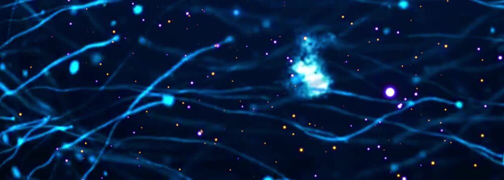 blurry molekul particle DNA gradient
