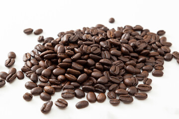 コーヒー豆　白バック