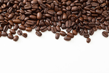 コーヒー豆　白バック