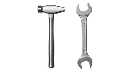Isolated Hammer and Wrench