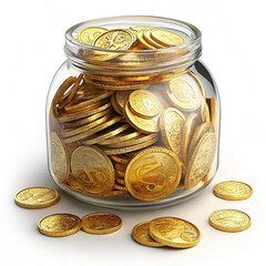 jar of gold coins