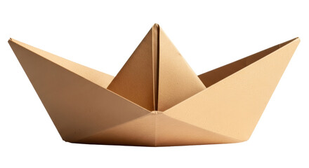 Isolated Paper Boat