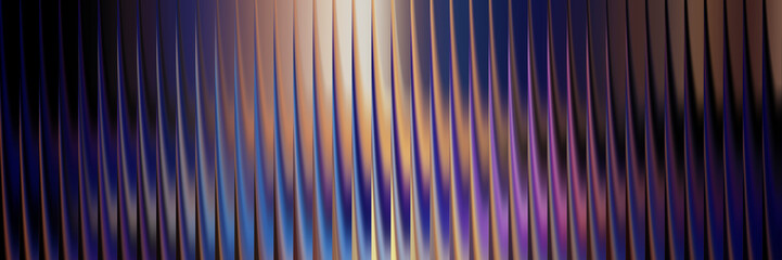 Abstract background with vertical lines and blurred colors in dark tones