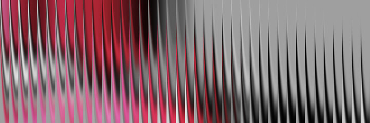 Abstract background with vertical lines and smooth gradient of red and gray colors