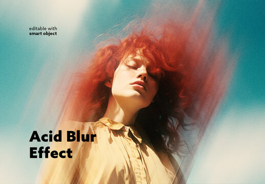 Acid Blur Photo Effect