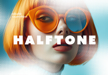 Halftone Photo Effect