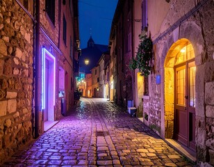 Naklejka premium Night