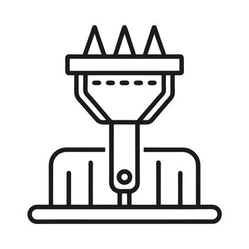 Precision dibbler tool for seed placement illustration