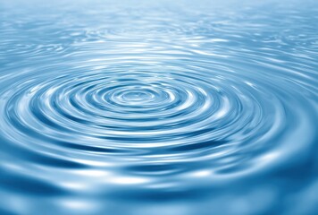 Light blue water background with ripples and circles.