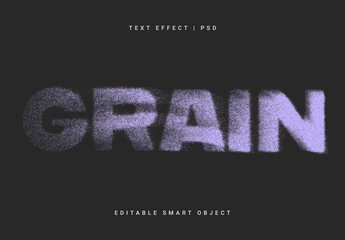 Grainy Dissolving Text Effect