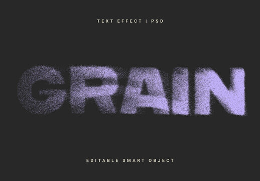 Grainy Dissolving Text Effect