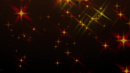 Glittering black backgroun Stars Raining Featuring shimmering gold stars Overlay Animation for celebrations, holiday visuals event backdrops For YouTube videos social media clips Copy space - Powered by Adobe