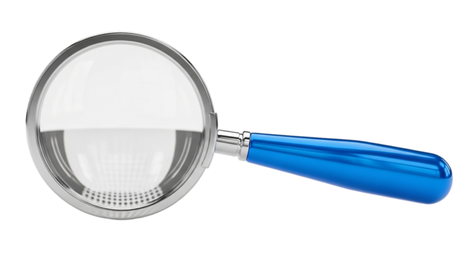 Unveiling the Unseen A Shiny Magnifying Glass for Discovering Hidden Details on Black Background - Powered by Adobe