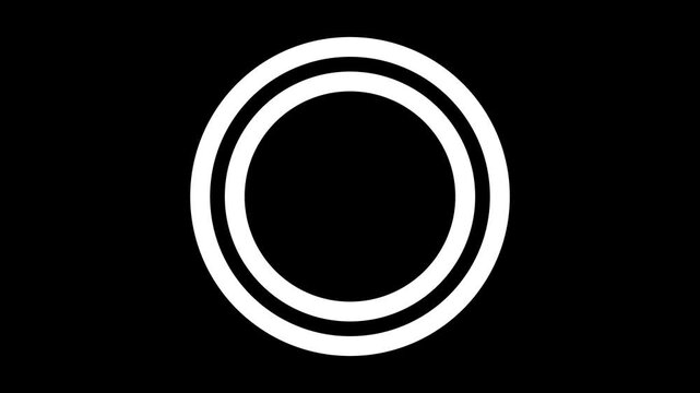 Bright circular silver C-3D zero, a foil-textured button and icon on a dark solar eclipse vector illustration