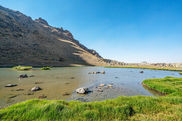 The scenic views of glacial Sat lakes, located on Cilo Mountains, which has an altitude of 3,500 meters, would become a new tourist attraction for nature lovers across the world in Hakkari, Turkey