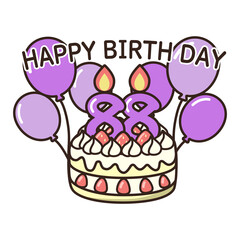 誕生日ケーキ