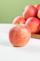 Fresh Red Fuji Apples from Xinjiang Aksu Region China with Shallow Focus