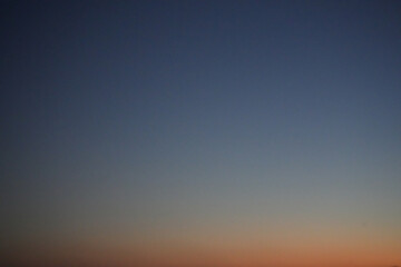 Colorful sunset sky over Benidorm, Spain's Mediterranean coastline with beautiful skyline views