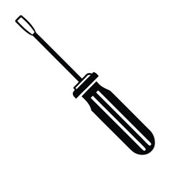 Fototapeta premium An isolated set of screwdriver bits and a metal driver on white