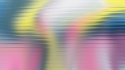Blue Pink Yellow Abstract Gradient Background with Horizontal Lines image photo