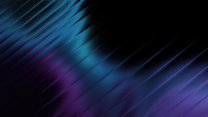 Dark Abstract Background With Diagonal Ripples And Teal Purple Gradient image photo