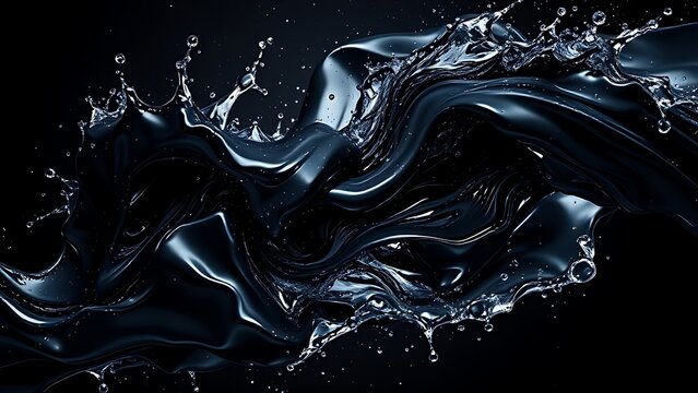 A mesmerizing material that is both flowing liquid and shimmering solid, contained within a force field.