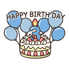 誕生日ケーキ